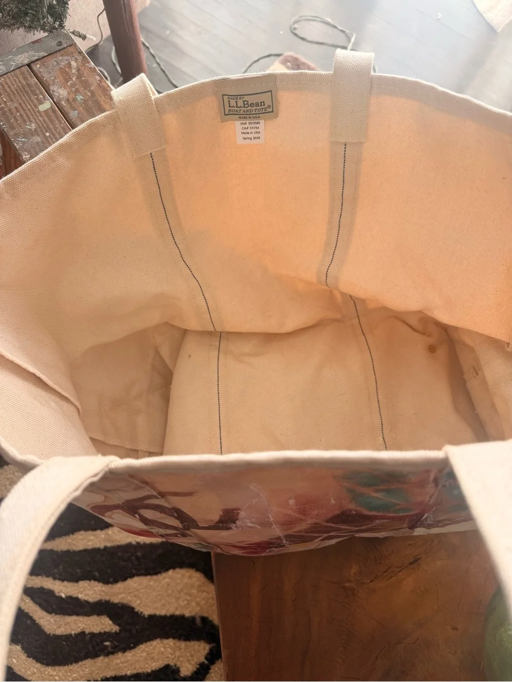 LL BEAN CUSTOM BOAT & TOTE | AVAIL IN LARGE OPEN TOP/LONG HANDLE
